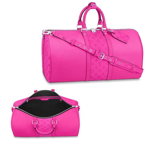 pink louis vuitton duffle bag|Louis Vuitton checkered duffle bag.